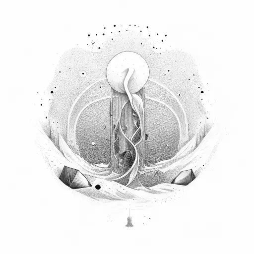 Thin Line Flowing Galaxy