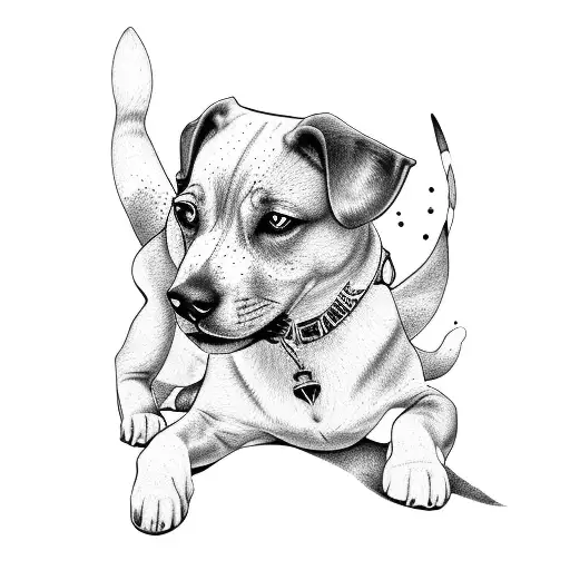 Cosmo The Dog Tricep