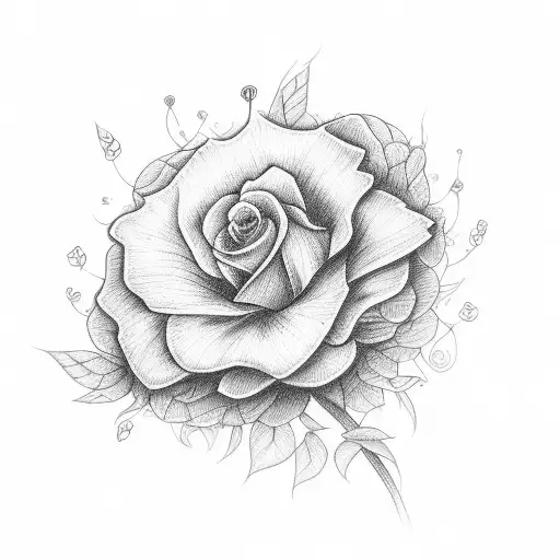 Date With Sketch Flowers