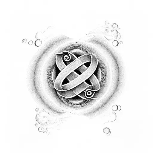 Infinity Symbol With The Words Pogoda Ducha Made Into It