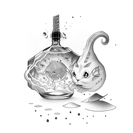 Small Line Work Bottle With Storm