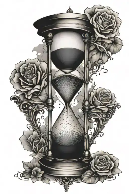 Emo Inspired Hourglass