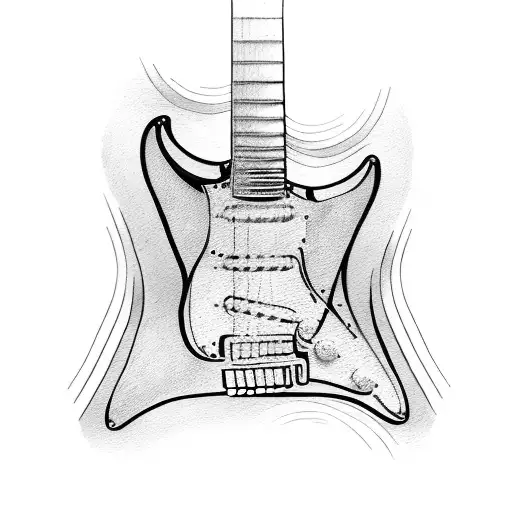 Guitar And Motorcycle