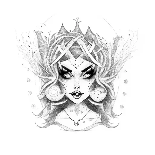 Witch Burlesque Dancer