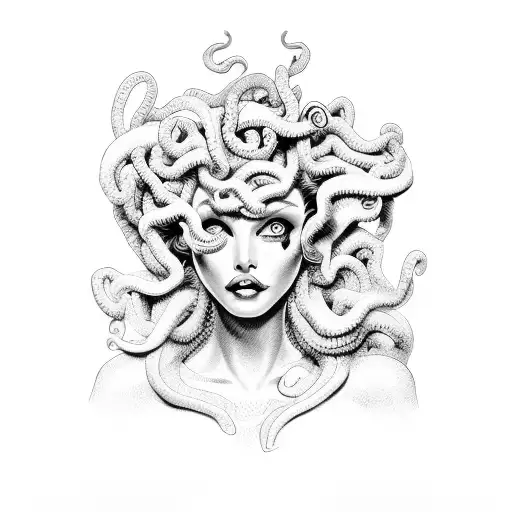 Medusa As A Pinup Girl