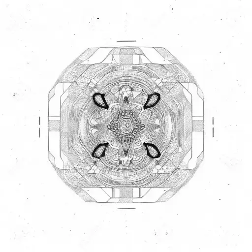 Abstract Pattern Pedals Tribal