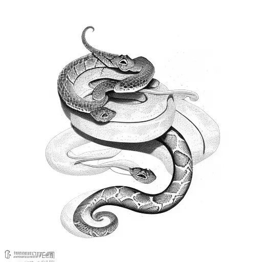A Snake Slithering Through A Streaming Logo