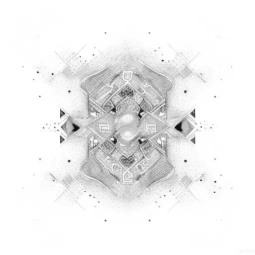 Abstract Pattern Pedals Tribal Line Simplistoc