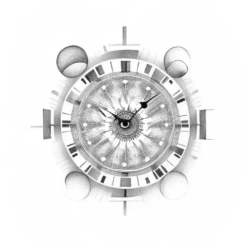 Clock Face With 10 January Inside