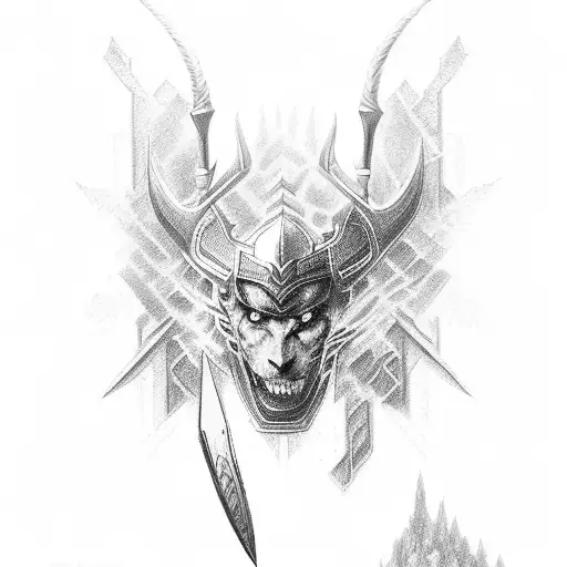 Warrior Killing In Lighting Storm