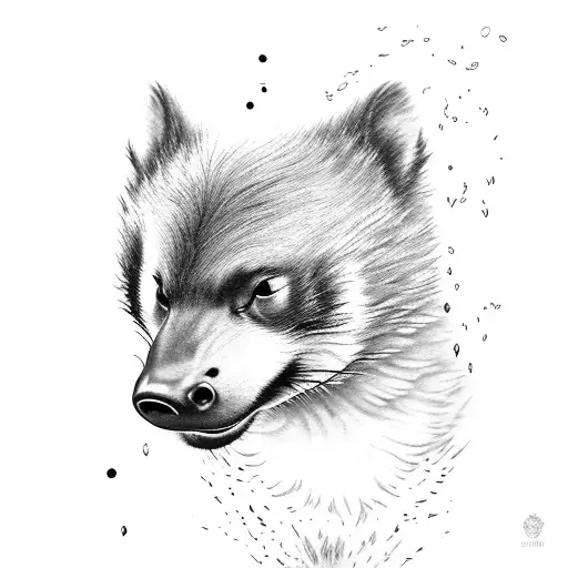 Honey Badger Tattoo Symbol Of Hope