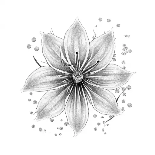 Red Spider Lily With Snake