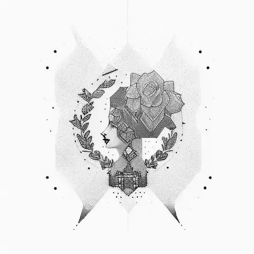 Mother Silouette With Baby