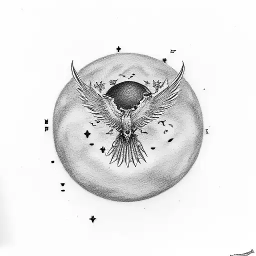 Phoenix Over Pluto With A Scorpio