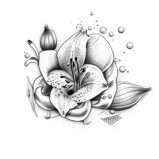 Lily And Violet Intertwined