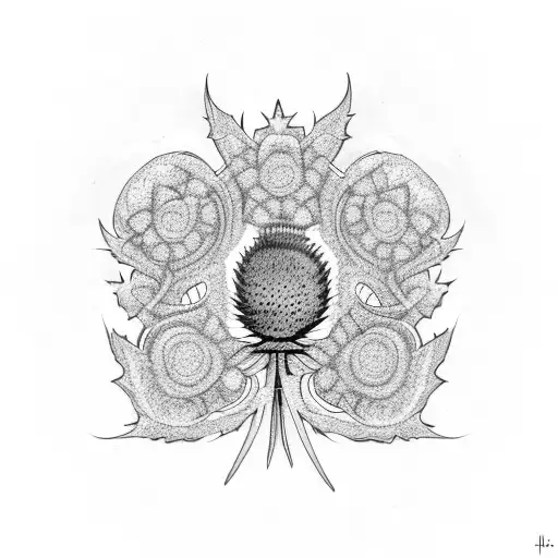 Thistle And Shamrock Intertwined