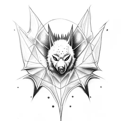 Full Body Bat With Liberty Spikes Hairstyle And Its Punk