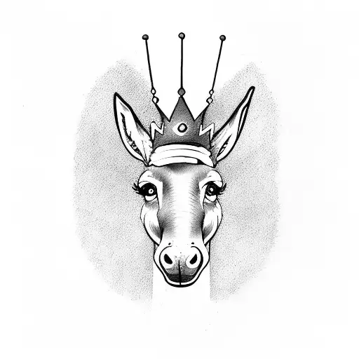 Donkey With A Crown
