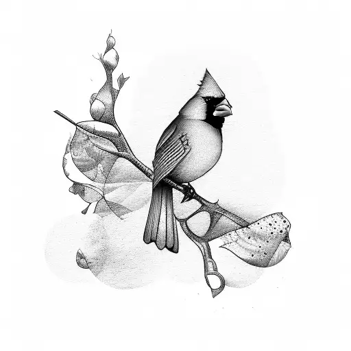 Cardinal And Music Notes