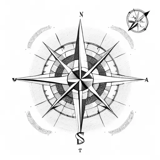 Compass On Arrow
