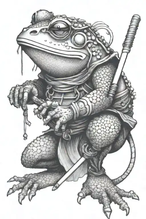 Frog Samurai