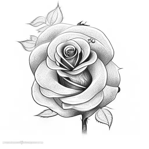 Tattoo Of A Rose Tree On The Hand That Starts From The Thumb Towards The Upper Part Of The Hand