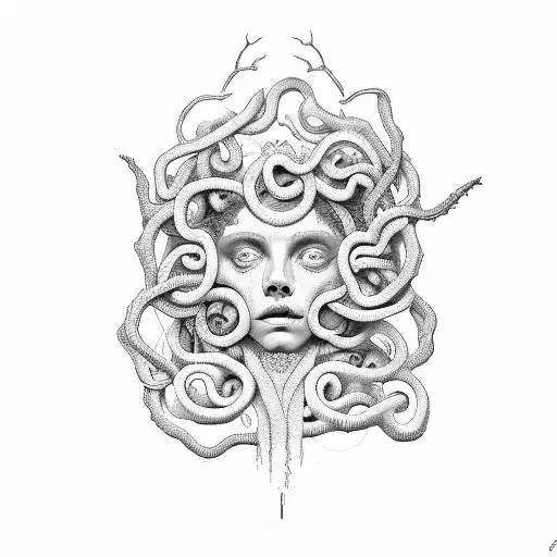 Medusa Above And Something Else Below Inverted