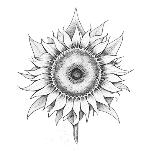 Sunflower With A Halo