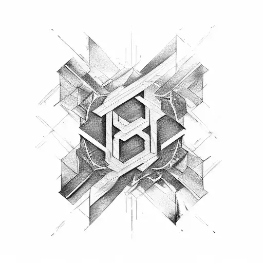 Linkin Park Symbol With Iridescent Lyrics