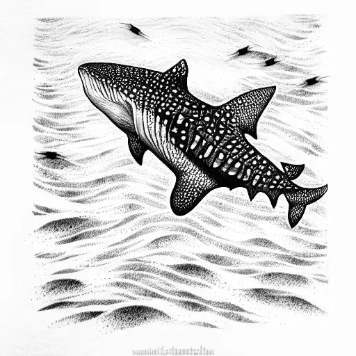 Whale Shark From Above