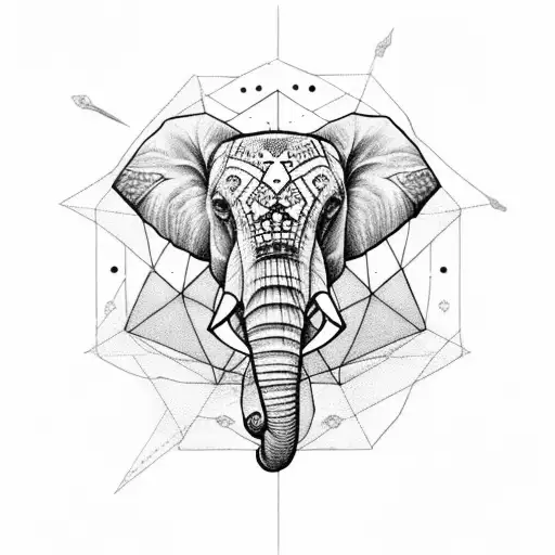 Leo Constellation With Elephant