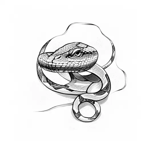 Snake Wearing A Bandana