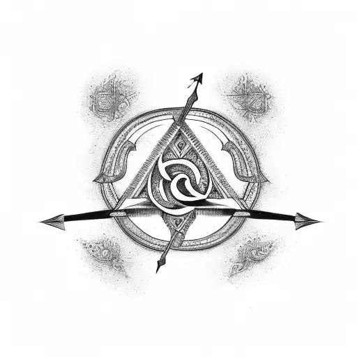 Bow And Arrow And Om