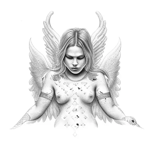 A Team Lead Symbolically Depicted As A Guardian Angel Protecting Their Grand Baby