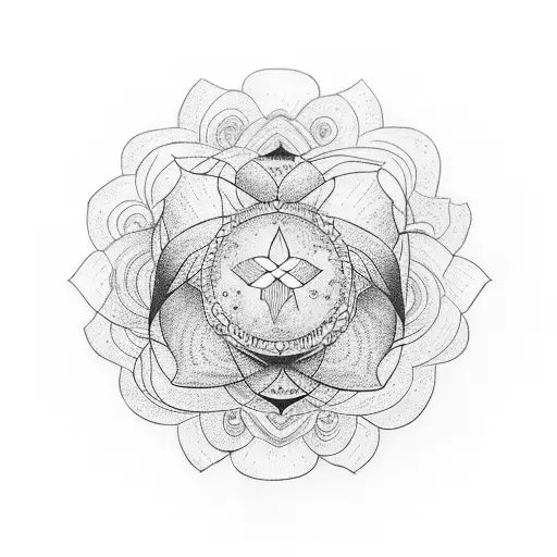 Half Circle Earth Half Circle Flowers