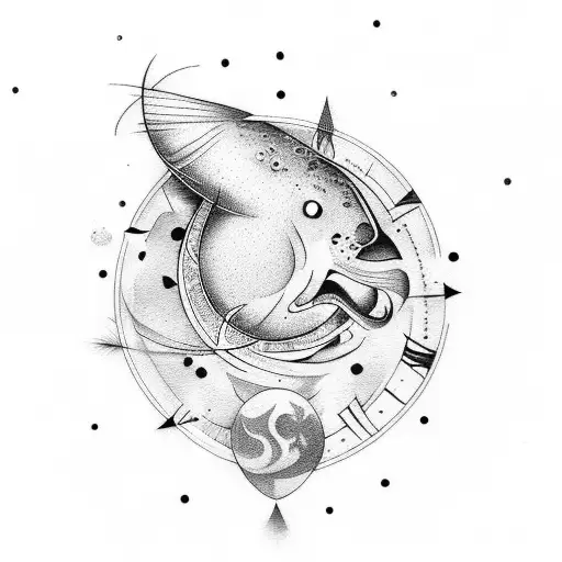 A Halfmoon With Astrological Inlfuences With A Beautiful Face