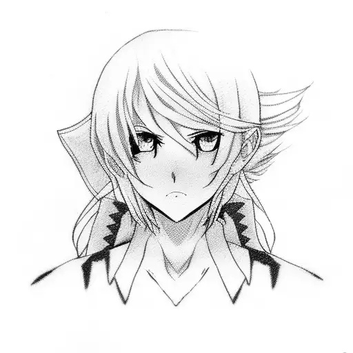 Anime Character Playing Soccer