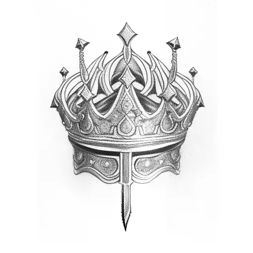 3 Crowns With Sword