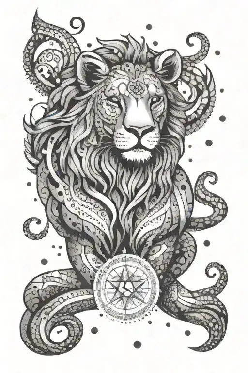 Leo Zodiac Sign With Libra And Pisces
