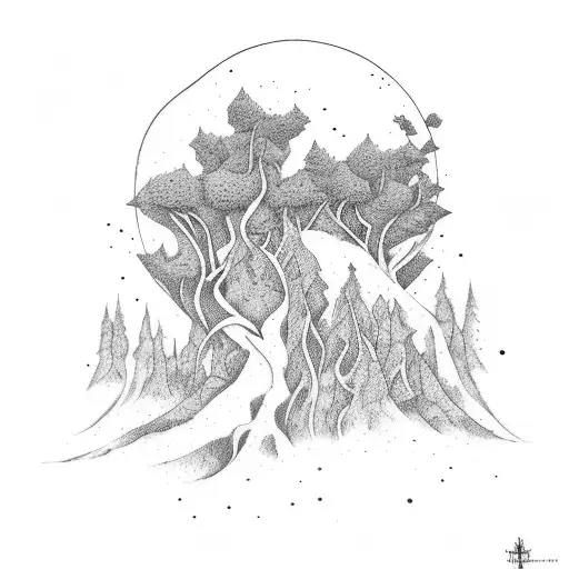 Lush Forrest Turning Dark