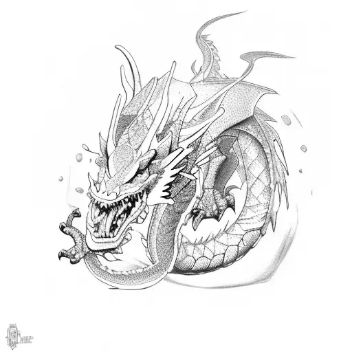 Dragon Coming Out Of A Box