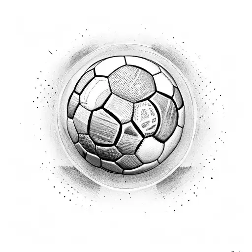 Soccer Shoes With A Soccer Ball