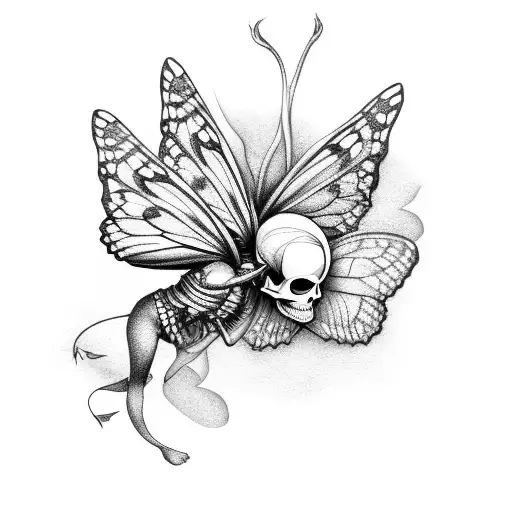 Butterfly Skull Fairy