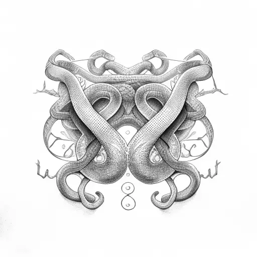 Snake Around Vine Sternum