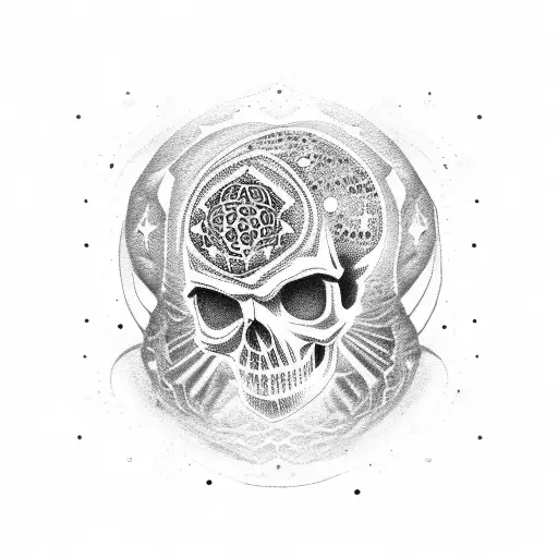 Skull Lace Cosmic Time