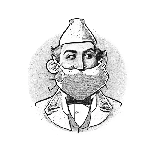 Money Monopoly Guy With Balaclava On His Face With A Sack Of Money And A Money Trail Left Behind