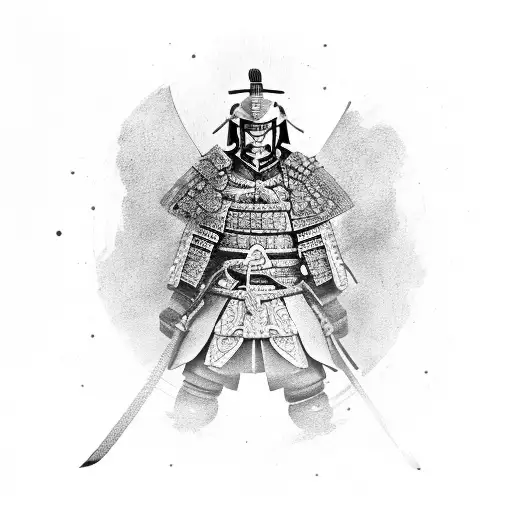Samurai With Modern Armor