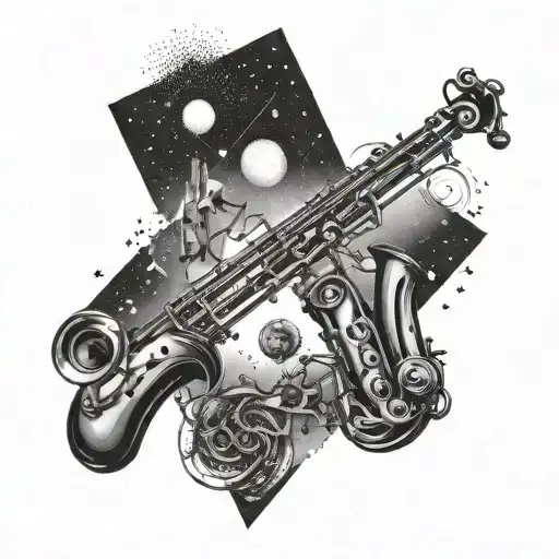 Create A Tattoo Inspired By Jazz Music And Science