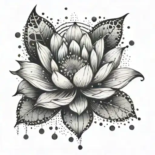 A Lotus Flower Blooming From The Paw Of Phinex Symbolizing Growth And Transformation