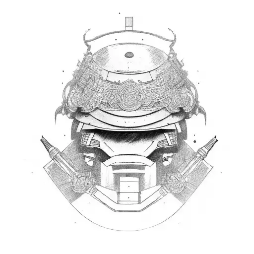 Ronin With Traditional Hat And Modern Plate Carrier